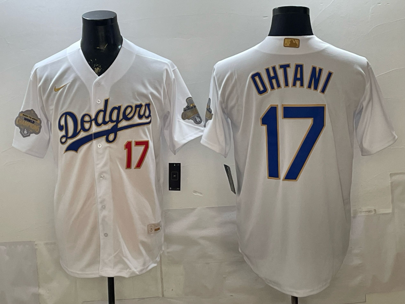 Men 2026 Los Angeles Dodgers #17 Ohtani White Game Nike MLB Jersey 0402003